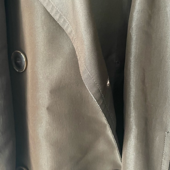 Vintage Saint Laurent Rive Gauche Silk trench coat - Picture 7 of 11